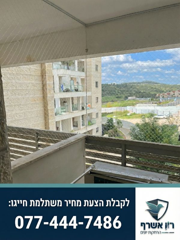 הרחקת יונים ממרפסת